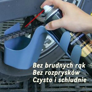 NOsplash™ - bezrozpryskowe narzędzie do konserwacji łańcuchów napędowych